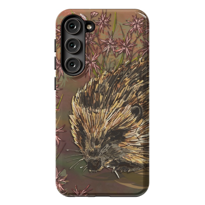 Galaxy S23 Plus StrongFit Sweet Hedgehog by Lotti Brown