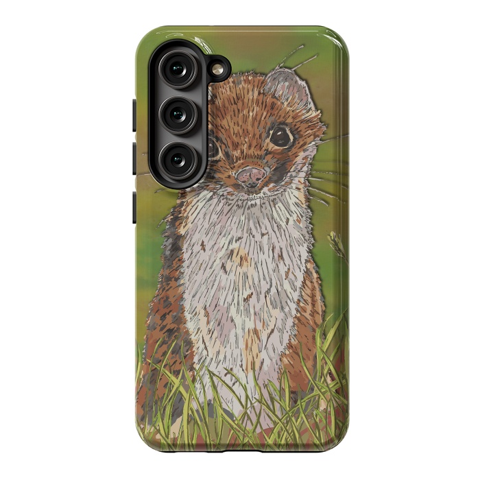 Galaxy S23 StrongFit Summer Stoat by Lotti Brown