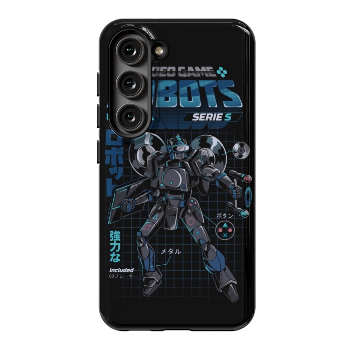 Galaxy S23 StrongFit Video Game Robot - Model S by Ilustrata