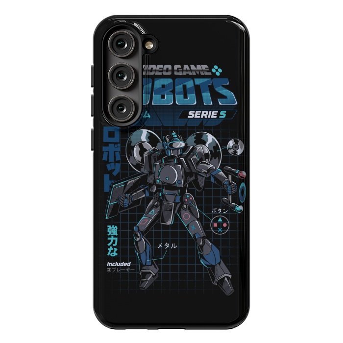 Galaxy S23 Plus StrongFit Video Game Robot - Model S by Ilustrata
