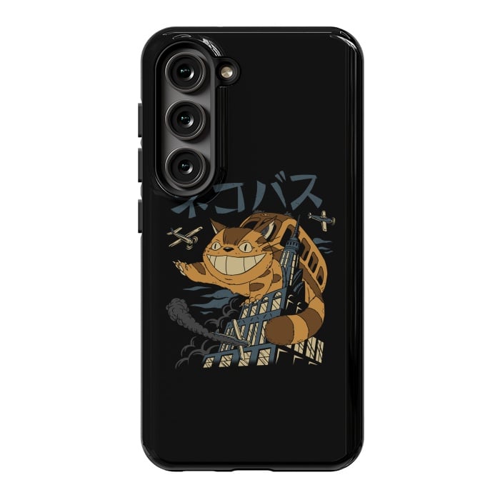 Galaxy S23 StrongFit Cat Bus Kong by Vincent Patrick Trinidad