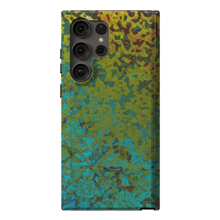 Galaxy S23 Ultra StrongFit Colorful Corroded Background G292 by Medusa GraphicArt