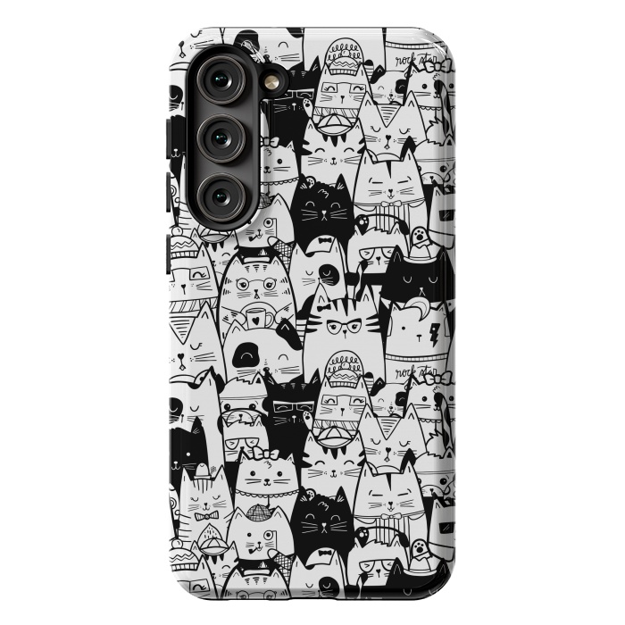 Galaxy S23 Plus StrongFit Itty Bitty Kitty Committee by Noonday Design