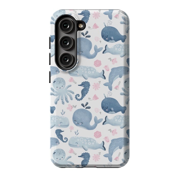 Galaxy S23 StrongFit Ocean Friends by Noonday Design