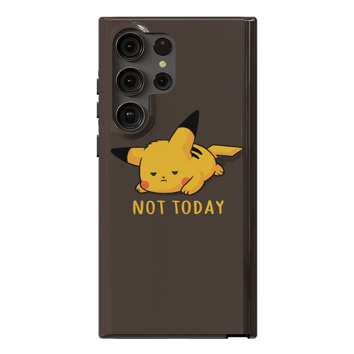 Galaxy S23 Ultra StrongFit Pikachu Not Today by eduely
