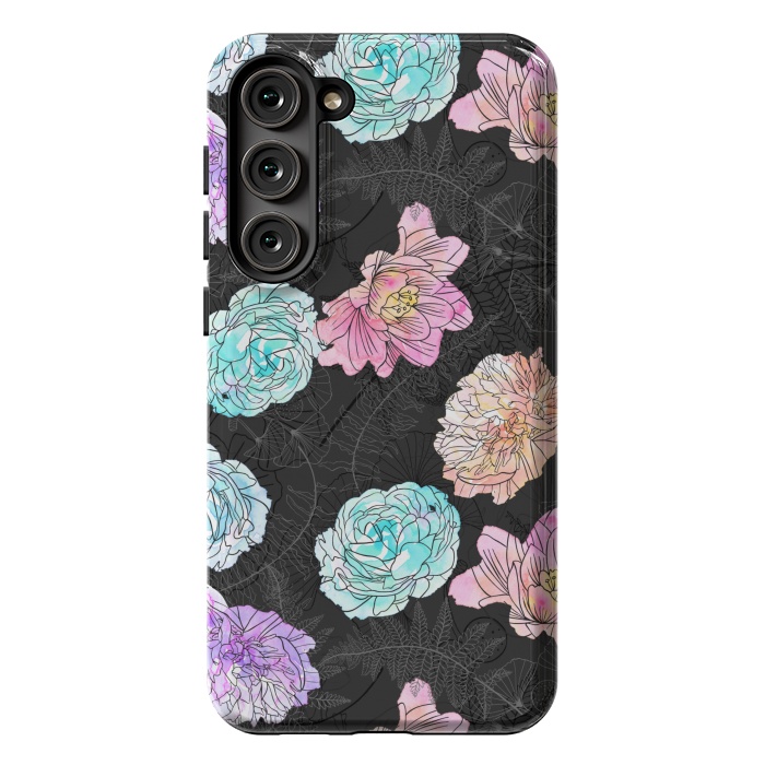 Galaxy S23 Plus StrongFit Color Pop Floral by Noonday Design