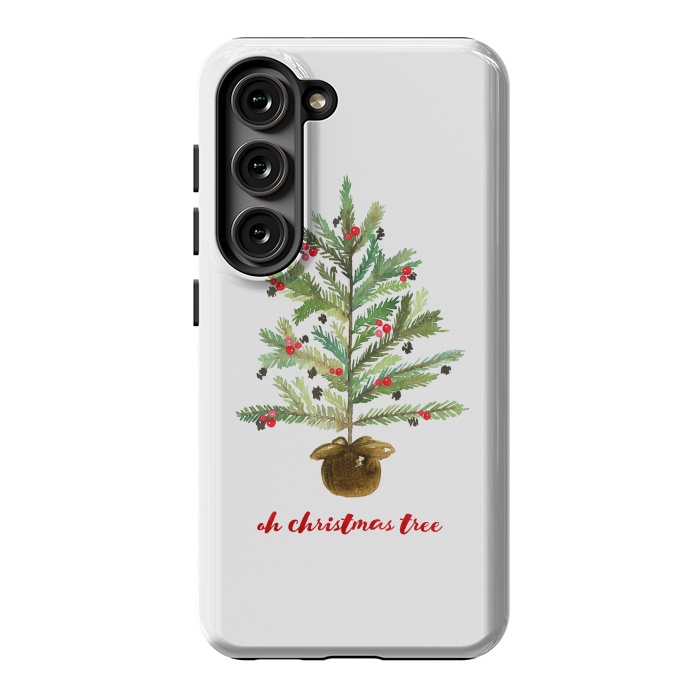 Galaxy S23 StrongFit Oh Christmas Tree by Noonday Design