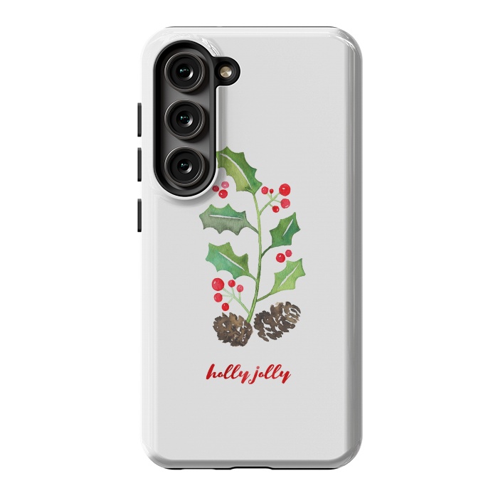 Galaxy S23 StrongFit Holly Jolly by Noonday Design