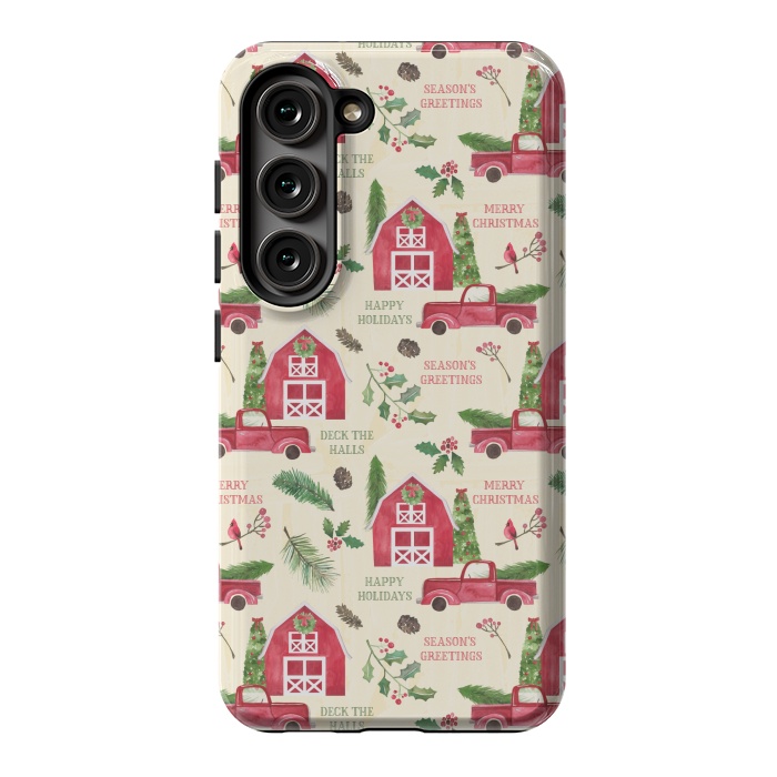 Galaxy S23 StrongFit Home for the Holidays by Noonday Design
