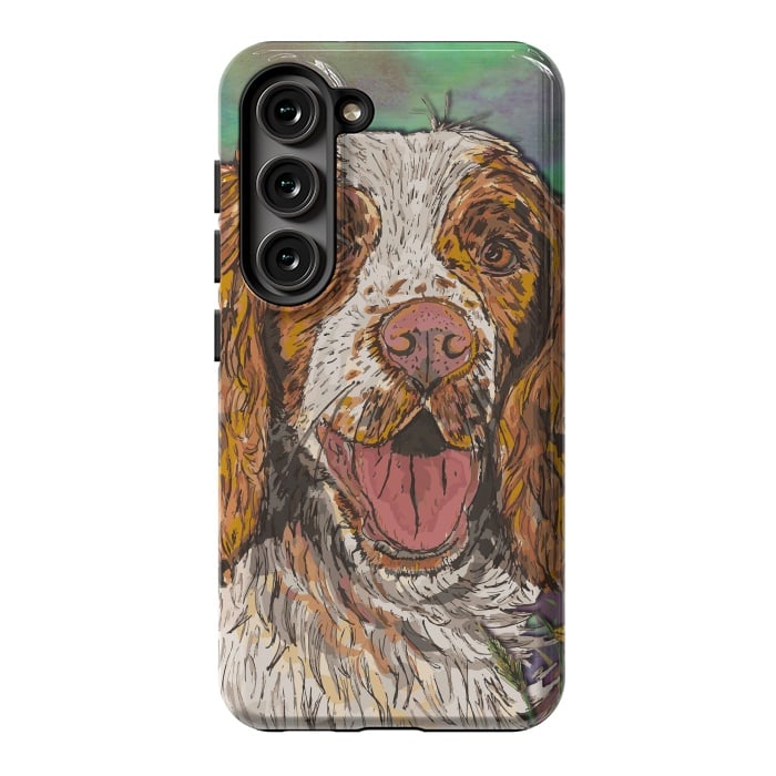 Galaxy S23 StrongFit Spaniel by Lotti Brown