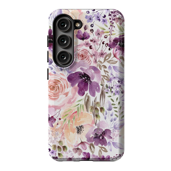 Galaxy S23 StrongFit Floral Chaos by Anis Illustration