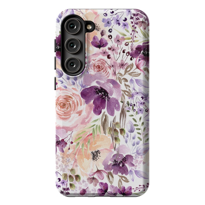 Galaxy S23 Plus StrongFit Floral Chaos by Anis Illustration