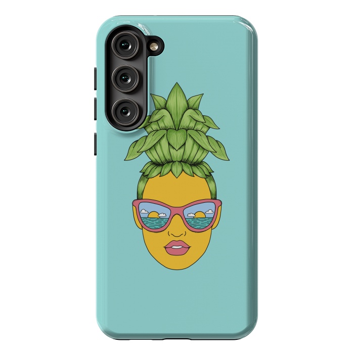 Galaxy S23 Plus StrongFit Pineapple Girl by Coffee Man