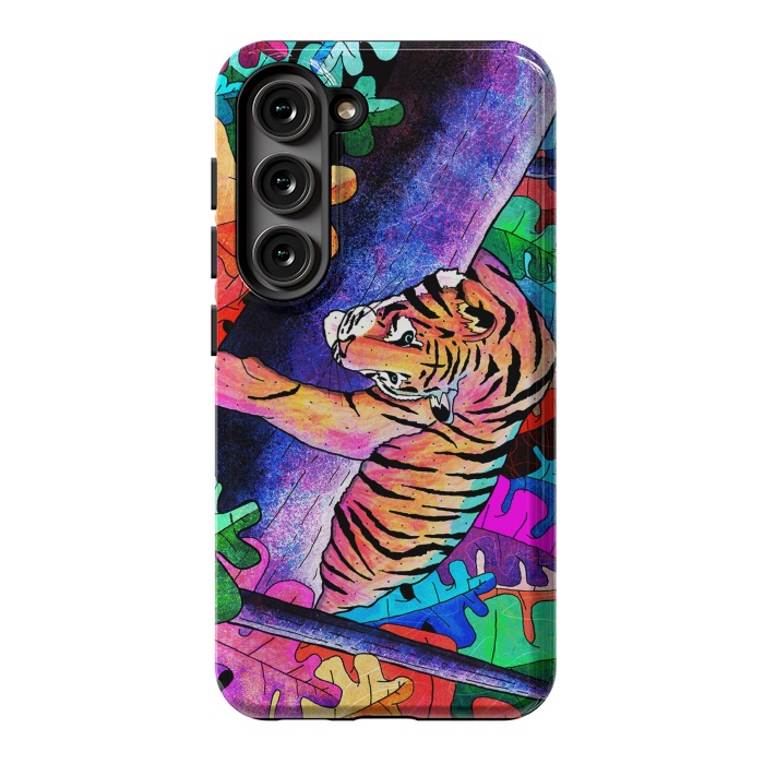 Galaxy S23 StrongFit The lazy tiger by Steve Wade (Swade)