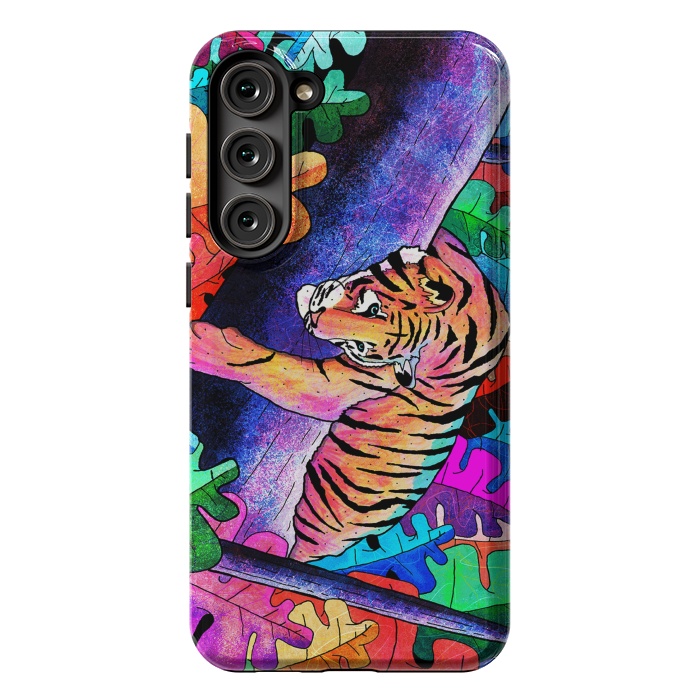 Galaxy S23 Plus StrongFit The lazy tiger by Steve Wade (Swade)