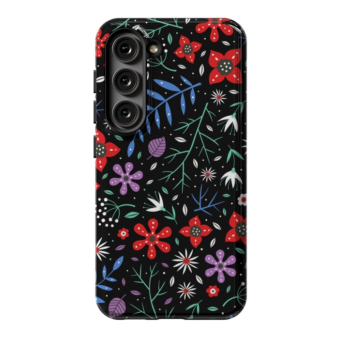 Galaxy S23 StrongFit Small Flower Patterns by ArtsCase