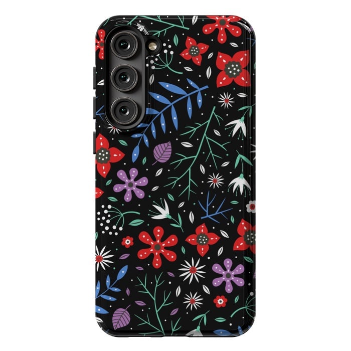 Galaxy S23 Plus StrongFit Small Flower Patterns by ArtsCase