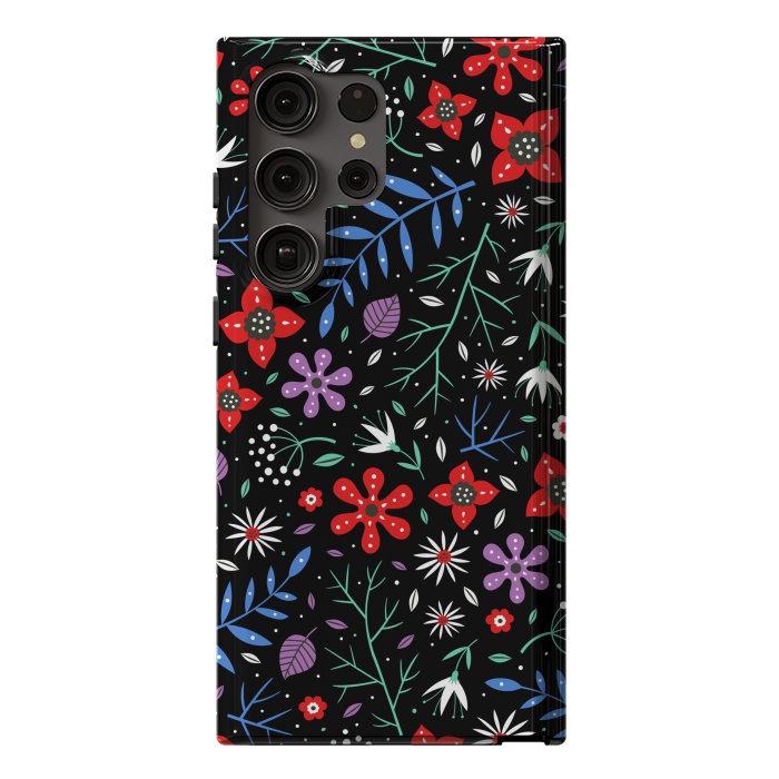 Galaxy S23 Ultra StrongFit Small Flower Patterns by ArtsCase