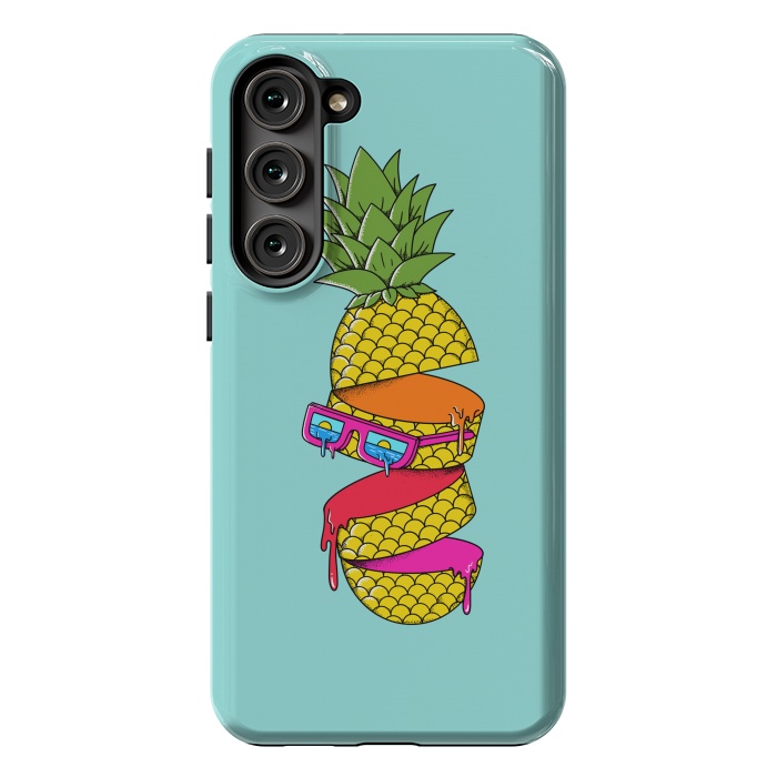 Galaxy S23 Plus StrongFit Pineapple Colors by Coffee Man