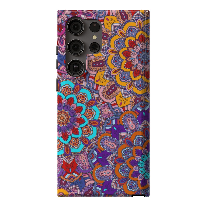 Galaxy S23 Ultra StrongFit Mandalas In Colors Earth  by ArtsCase