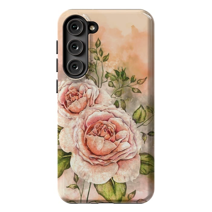 Galaxy S23 Plus StrongFit Behind The Rose by Creativeaxle