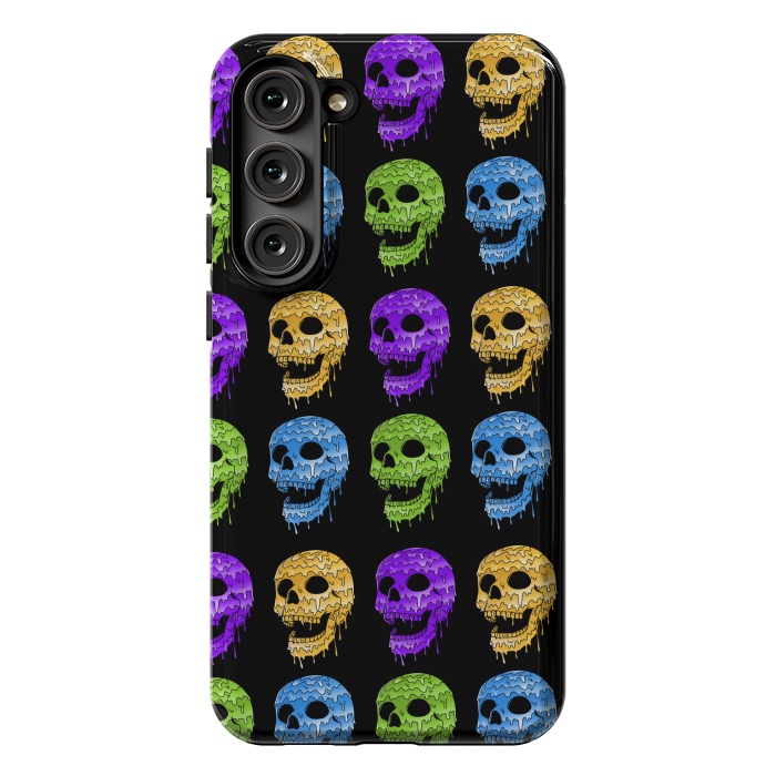 Galaxy S23 Plus StrongFit Skulls Colors by Coffee Man