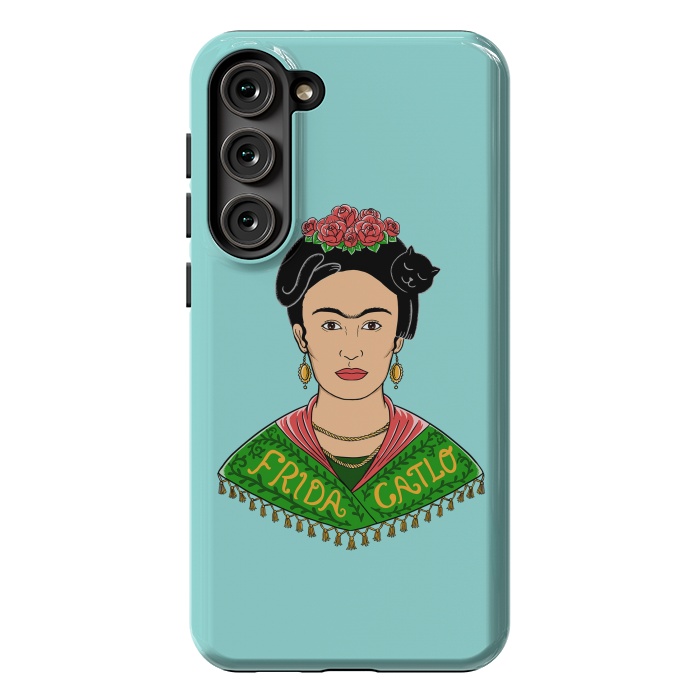 Galaxy S23 Plus StrongFit Frida Catlo by Coffee Man