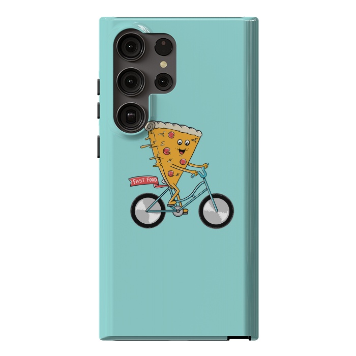 Galaxy S23 Ultra StrongFit Pizza Fast Food by Coffee Man