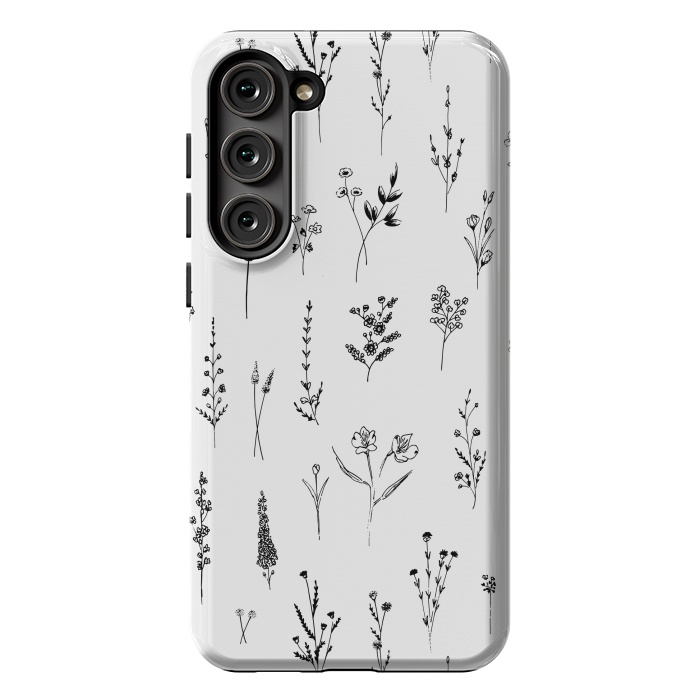Galaxy S23 Plus StrongFit Wildflowers by Anis Illustration