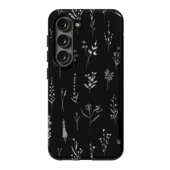 Galaxy S23 StrongFit Wildflowers Pattern by Anis Illustration