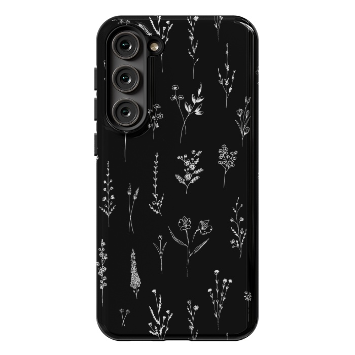 Galaxy S23 Plus StrongFit Wildflowers Pattern by Anis Illustration