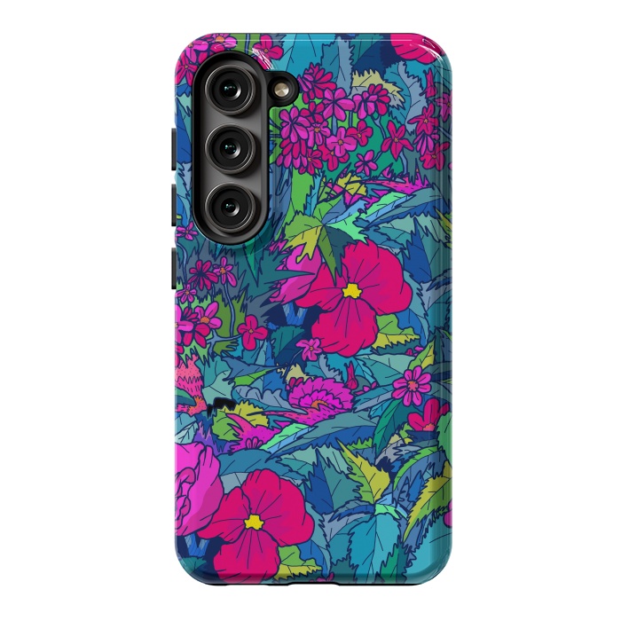 Galaxy S23 StrongFit Summer flowers by Steve Wade (Swade)