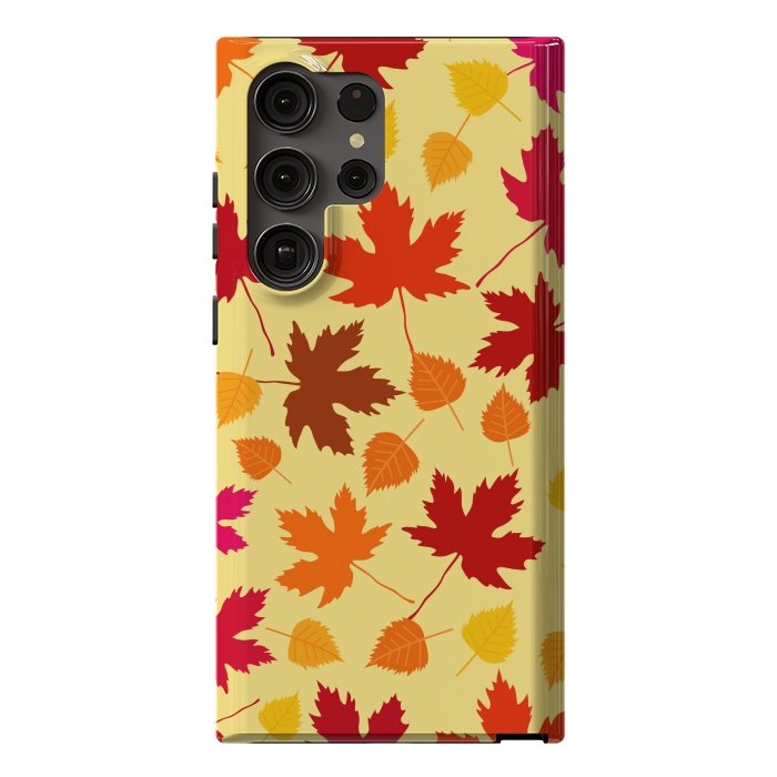 Galaxy S23 Ultra StrongFit Autumn Comes Covering The Leaves by ArtsCase