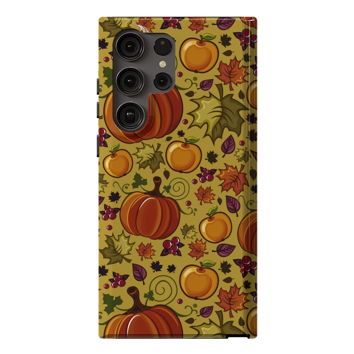 Galaxy S23 Ultra StrongFit Pumpkin, Autumn Rich Pumpkin by ArtsCase