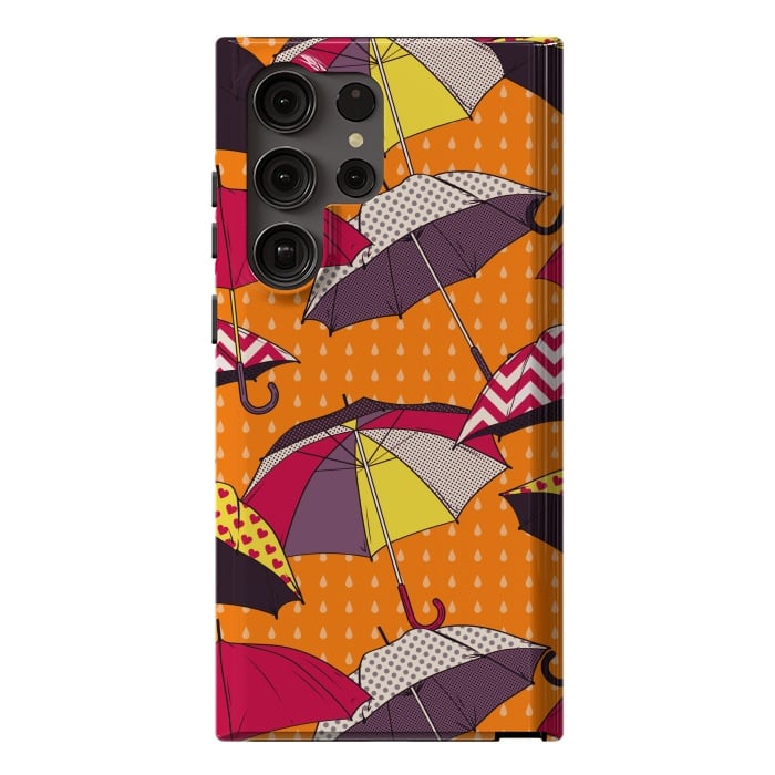 Galaxy S23 Ultra StrongFit Beautiful Umbrellas For Autumn by ArtsCase