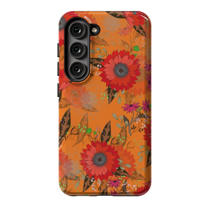 Galaxy S23 StrongFit Sunflowers for October by ArtsCase