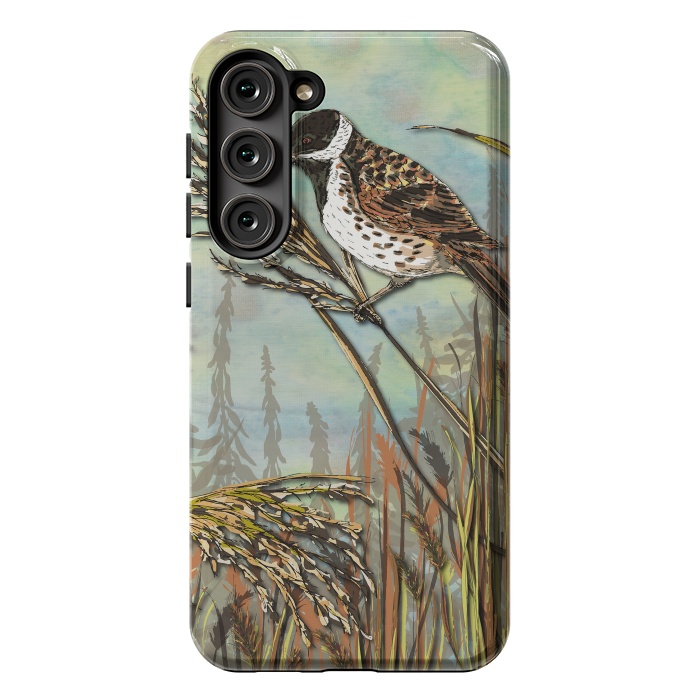 Galaxy S23 Plus StrongFit Reedbunting by Lotti Brown