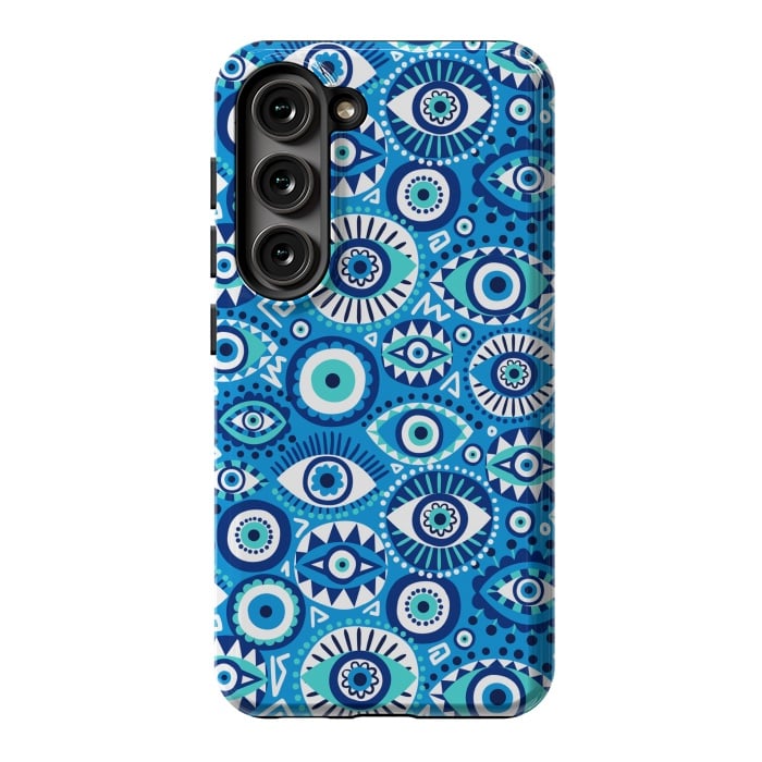 Galaxy S23 StrongFit Evil eye by Laura Grant