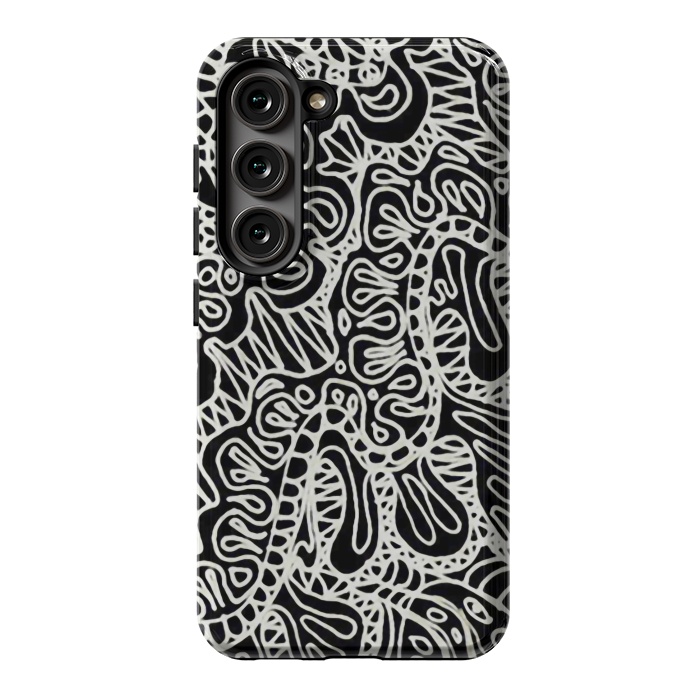 Galaxy S23 StrongFit Doodle Ethnic Style G361 by Medusa GraphicArt