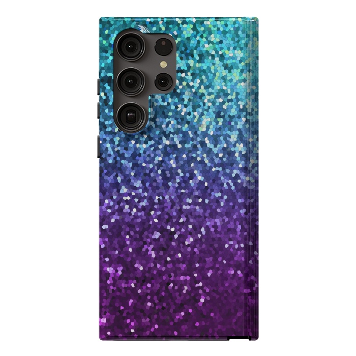 Galaxy S23 Ultra StrongFit Mosaic Sparkley Texture G198 by Medusa GraphicArt
