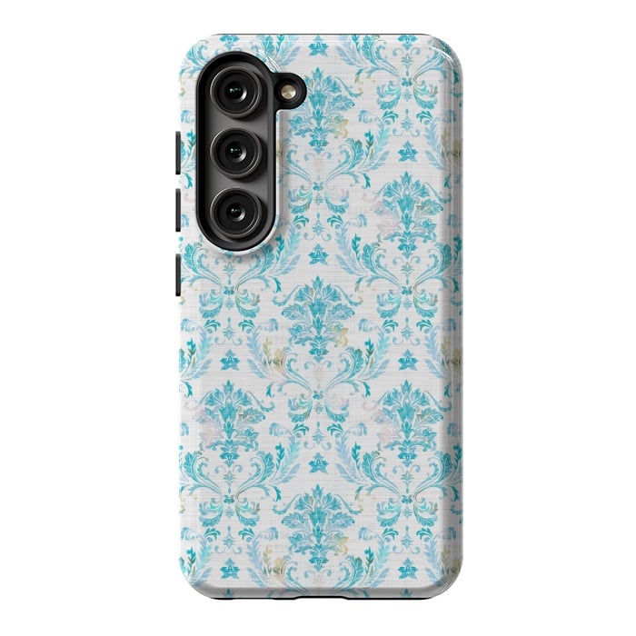 Galaxy S23 StrongFit Demure Damask by gingerlique