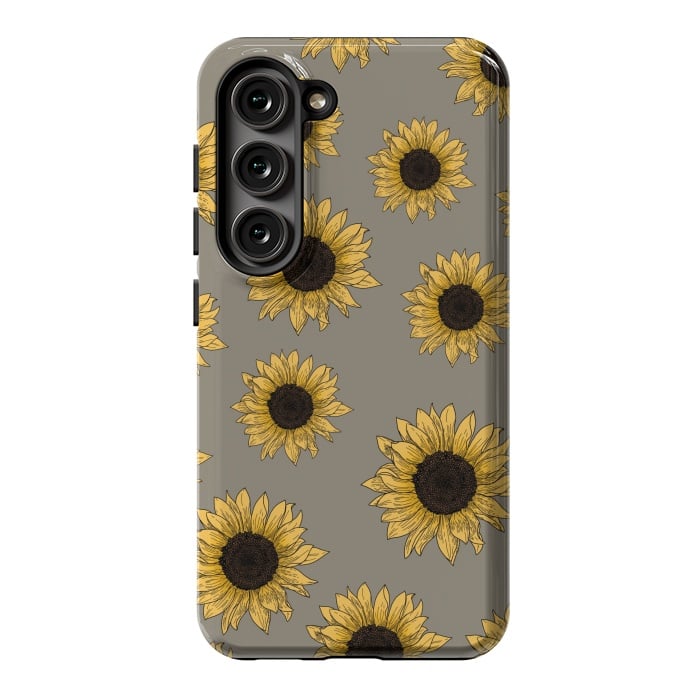 Galaxy S23 StrongFit Sunflowers by Jms