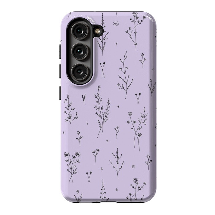 Galaxy S23 StrongFit Magic Wildflowers by Anis Illustration