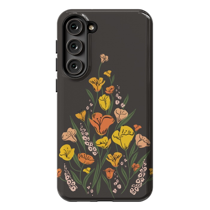Galaxy S23 Plus StrongFit Wild Poppies by Melissa Lee