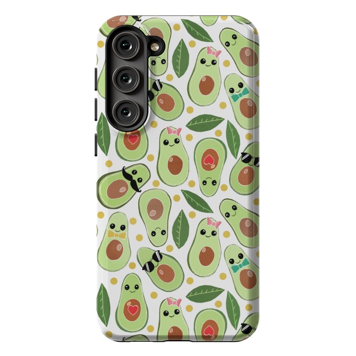 Galaxy S23 Plus StrongFit Stylish Avocados by Tangerine-Tane