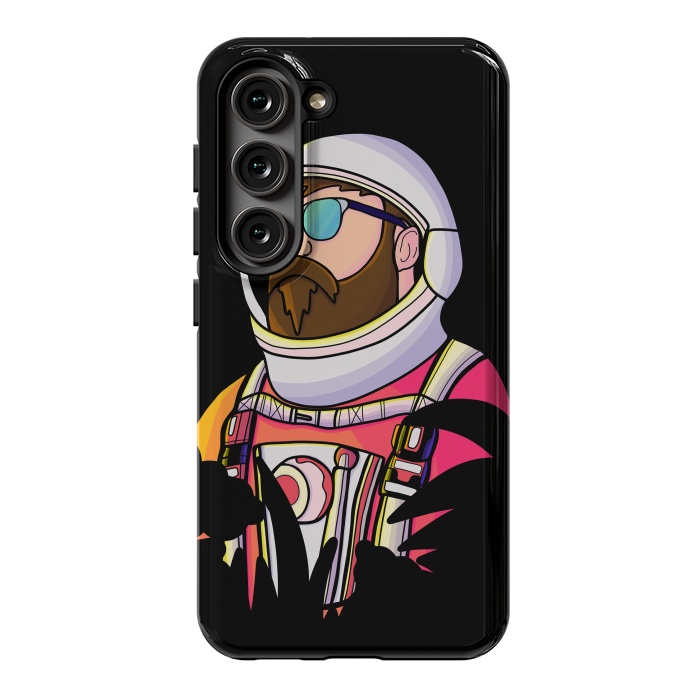 Galaxy S23 StrongFit The astronaut dude by Steve Wade (Swade)