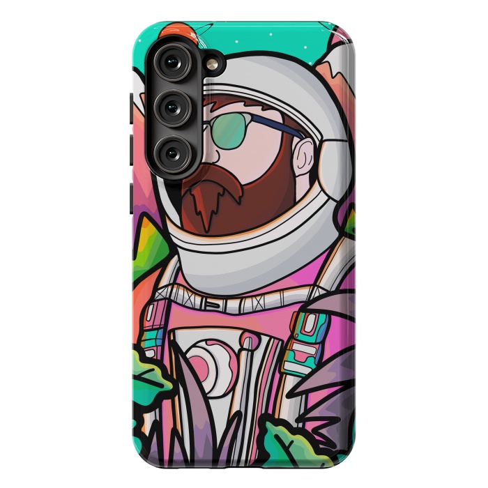 Galaxy S23 Plus StrongFit Pastel astronaut by Steve Wade (Swade)