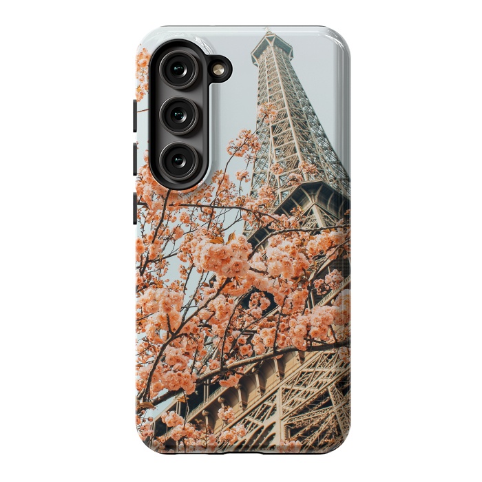 Galaxy S23 StrongFit Paris in Spring | Travel Photography Eifel Tower | Wonder Building Architecture Love by Uma Prabhakar Gokhale