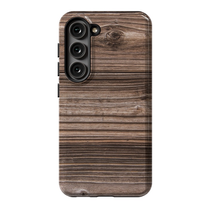 Galaxy S23 StrongFit wood by haroulita