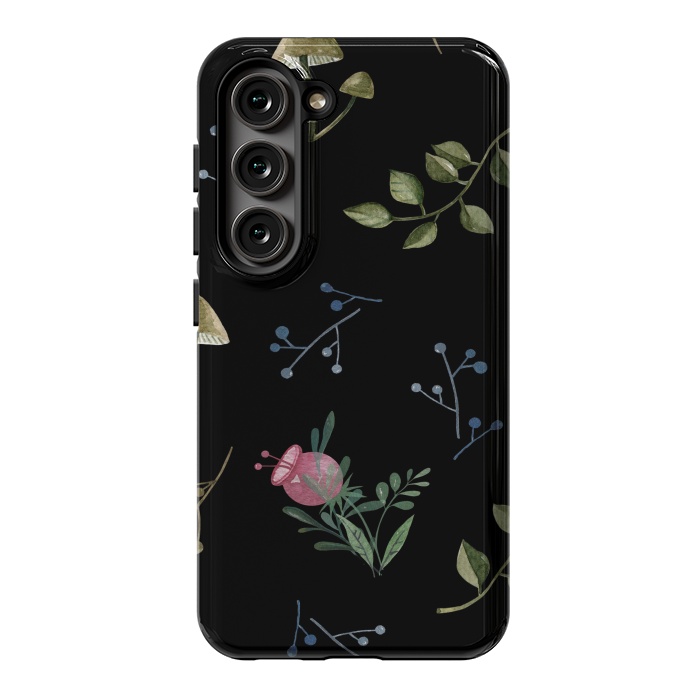 Galaxy S23 StrongFit flower pattern cc by haroulita